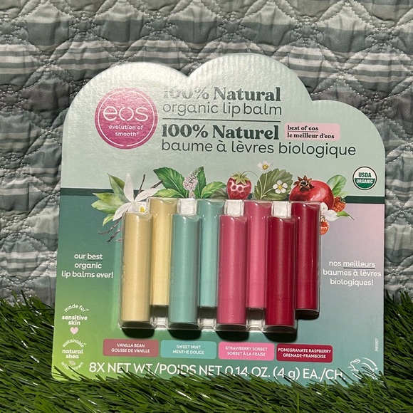 Other - EOS - Organic Lip Balm 8 Pack